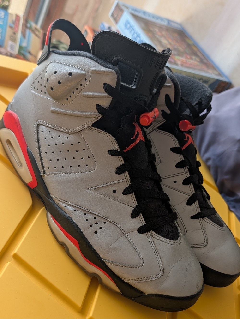 Air Jordan 6 Retro SP 'Reflections of a Champion' - Silver/Infrared/Black - Picture 3 of 7
